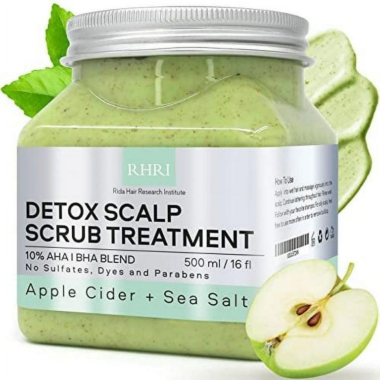 Apple Cider & Sea Salt Scalp Scrub Detox Scalp Scrub Treatment