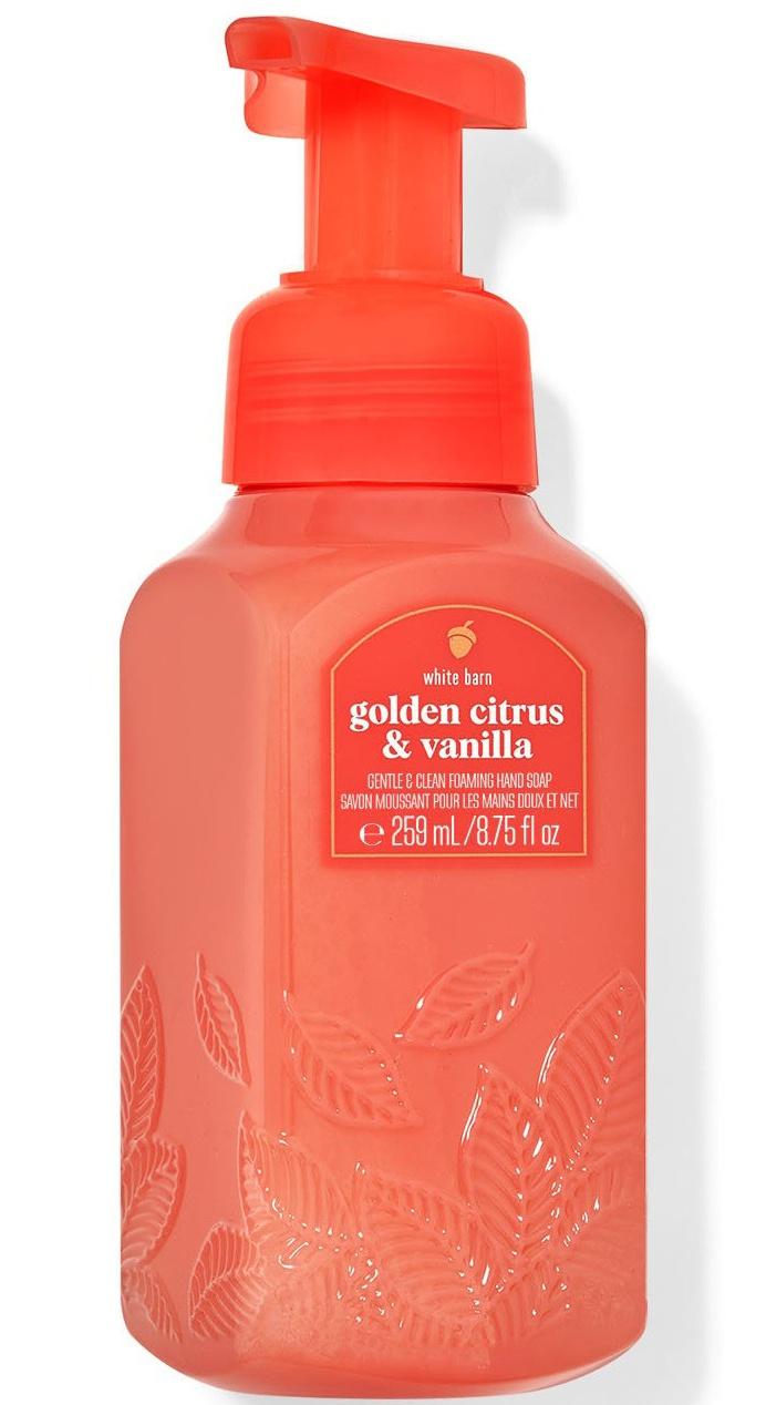 White Barn Golden Citrus & Vanilla Gentle & Clean Foaming Hand Soap