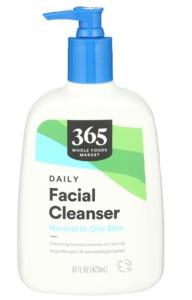 Daily facial cleanser