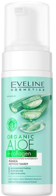 Organic Aloe + Collagen Purifying And Soothing Face Cleansing Foam