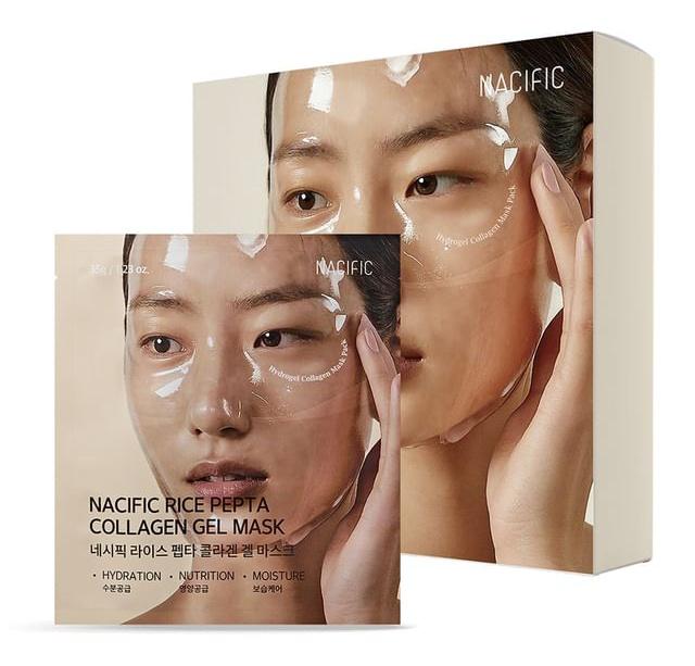 Rice Pepta Collagen Gel Mask Set