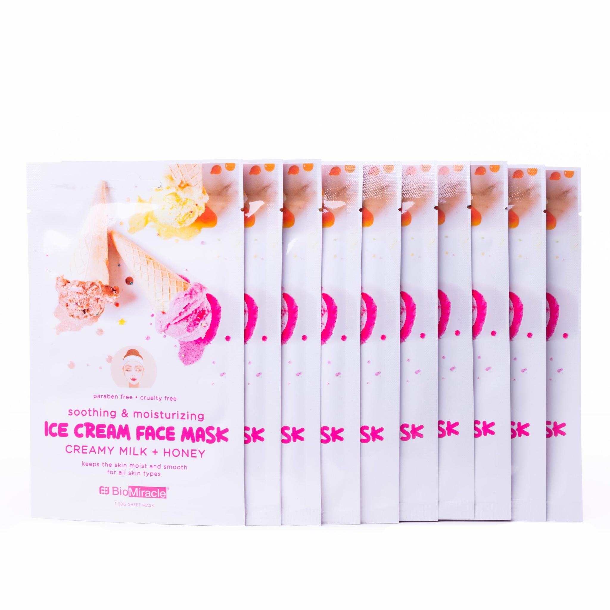 Soothing & Moisturizing Ice Cream Face Mask