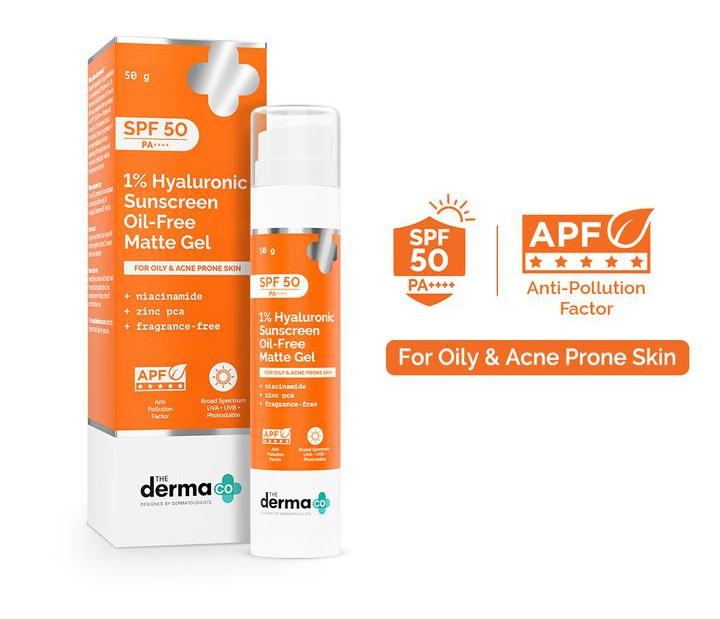 1% Hyaluronic Acid Sunscreen Oil Free Matte Gel