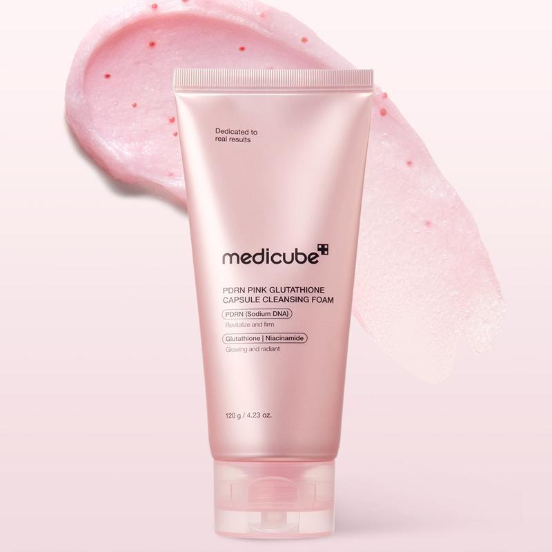 Pdrn Pink Glutathione Capsule Foam Cleanser