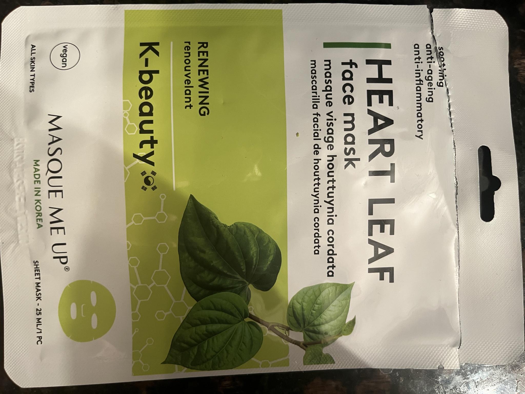Heartleaf Face Mask