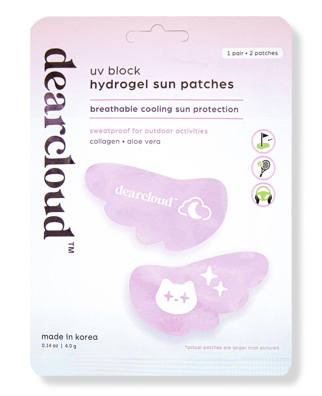 UV Block Hydrogel Sun Patches