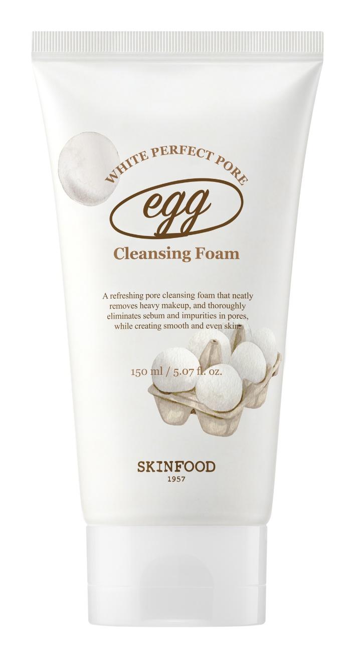 White Perfect Pore Egg Cleansing Foam