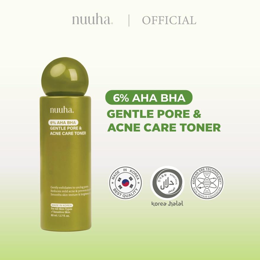 6% AHA BHA Gentle Pore & Acne Care Toner