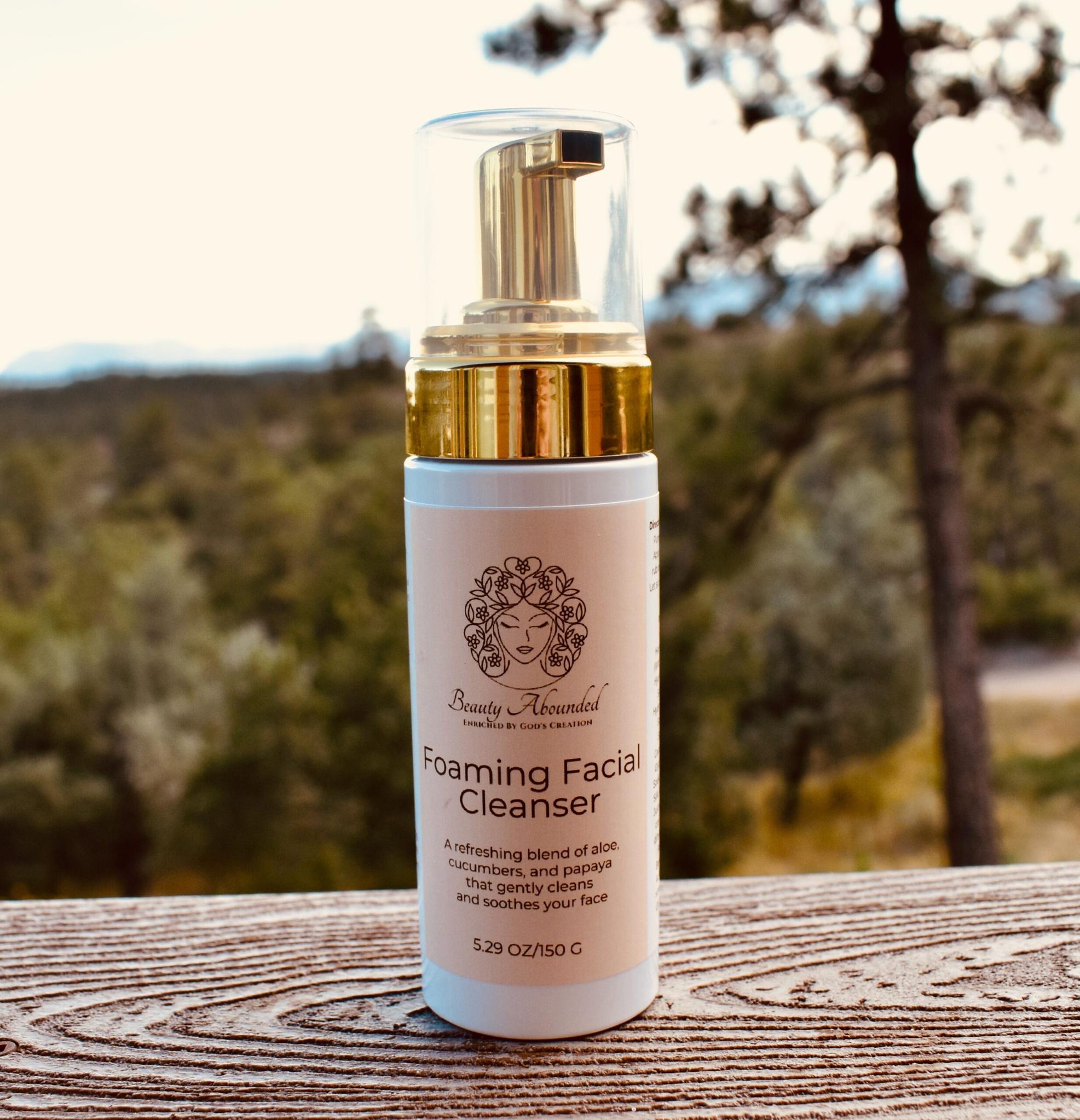 Foaming facial cleanser