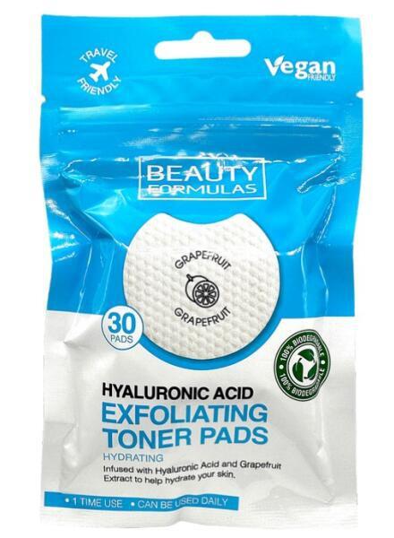 Hyaluronic Acid Exfoliating Toner Pads