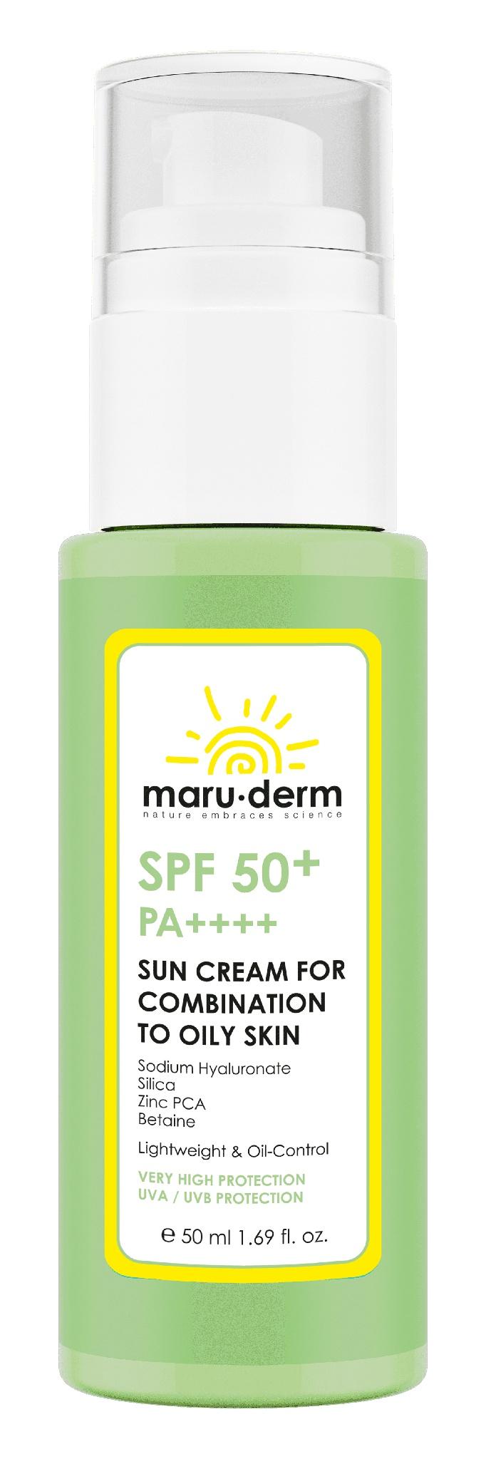 SPF 50+ Karma Ve Yağlı Ciltler İçin Güneş Kremi