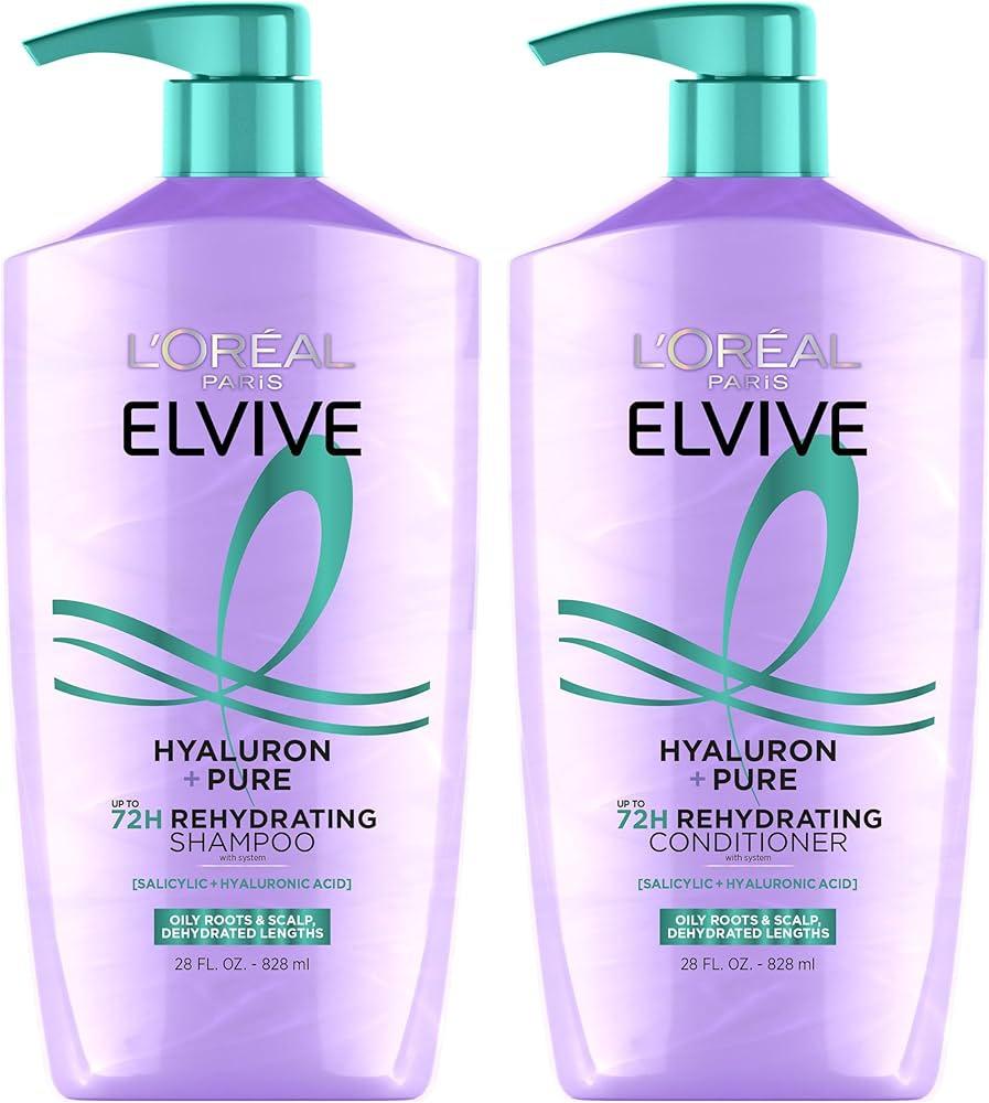 Paris Elvive Hydra Pure 72h Shampoo Purificante Con Acido Ialuronico E Salicilico