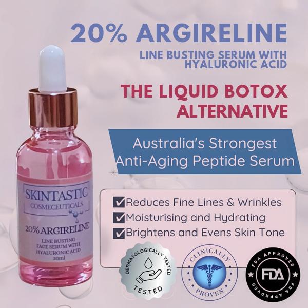20% Argireline Line Busting Face Serum With Hyaluronic Acid