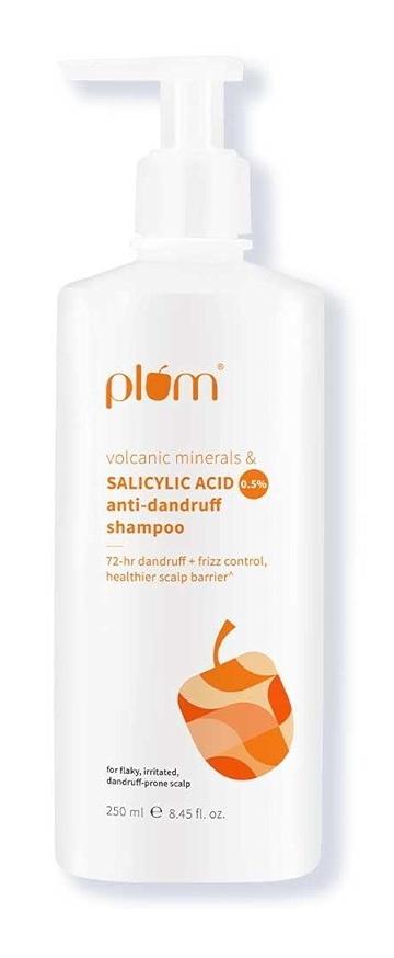 Plum Anti-Dandruff Shampoo with Volcanic Minerals & 0.5% Salicylic Acid