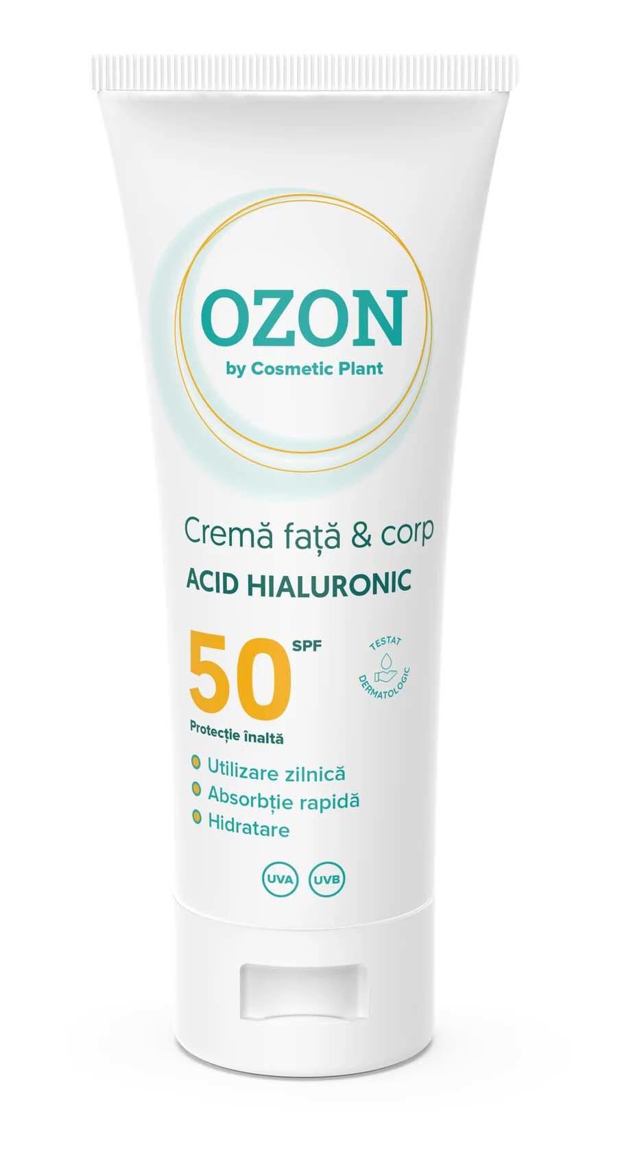 Ozon Face Cream SPF 50 With Hylauronic Acid