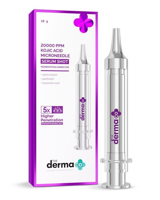 20000 Ppm Kojic Acid Microneedle Serum Shot For Pigmentation Correction & Skin Renewal