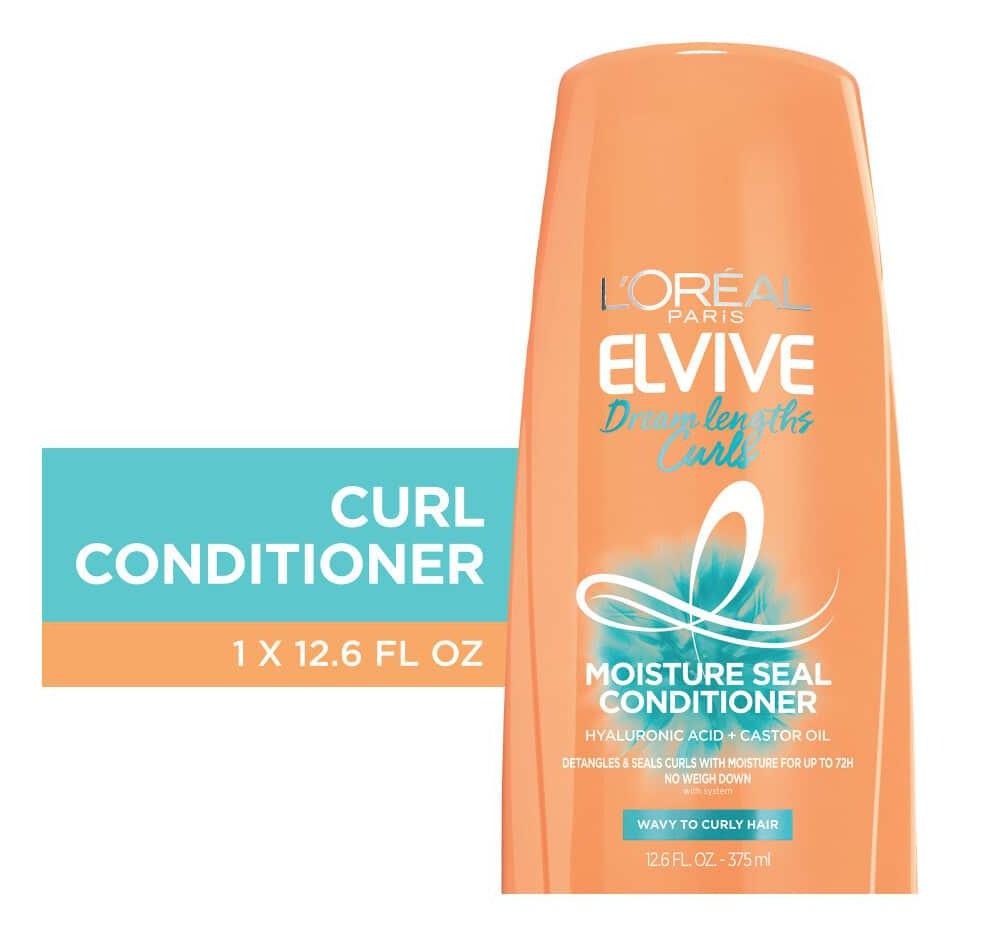Elvive Dream Lengths Curls Moisturizing Seal Conditioner Curly Hair
