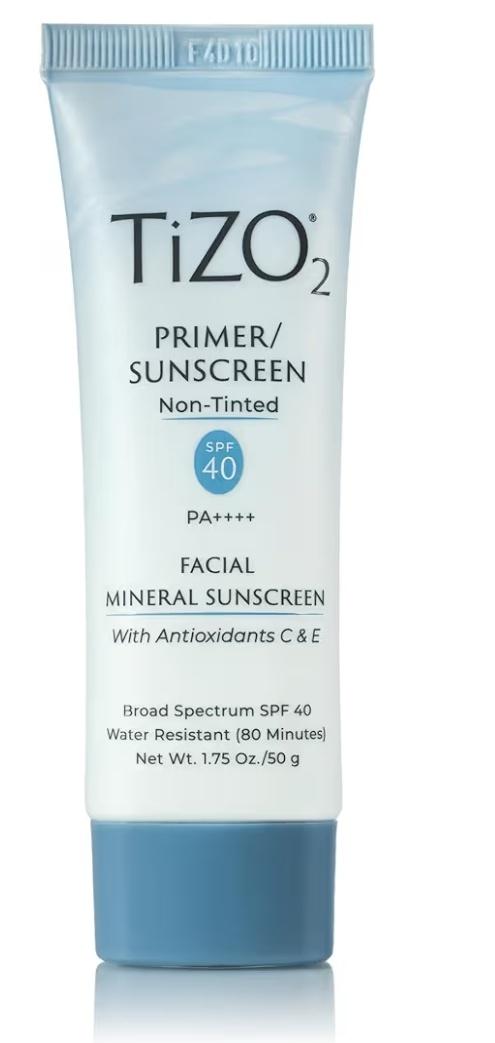 Facial Mineral Sunscreen And Primer, Non-tinted Broad Spectrum SPF 40