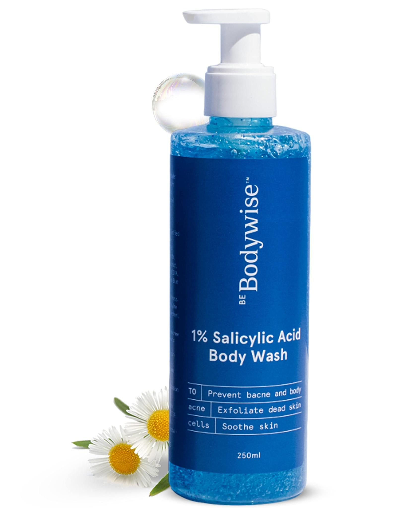 1% Salicylic Acid Body Wash | Prevent Body Acne & Cleanse Skin | Paraben & Sls Free