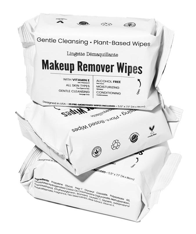 Combo Makeup Remover Wipes