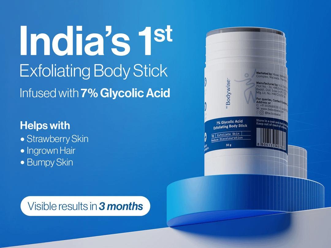 7% Glycolic Acid Exfoliating Body Stick