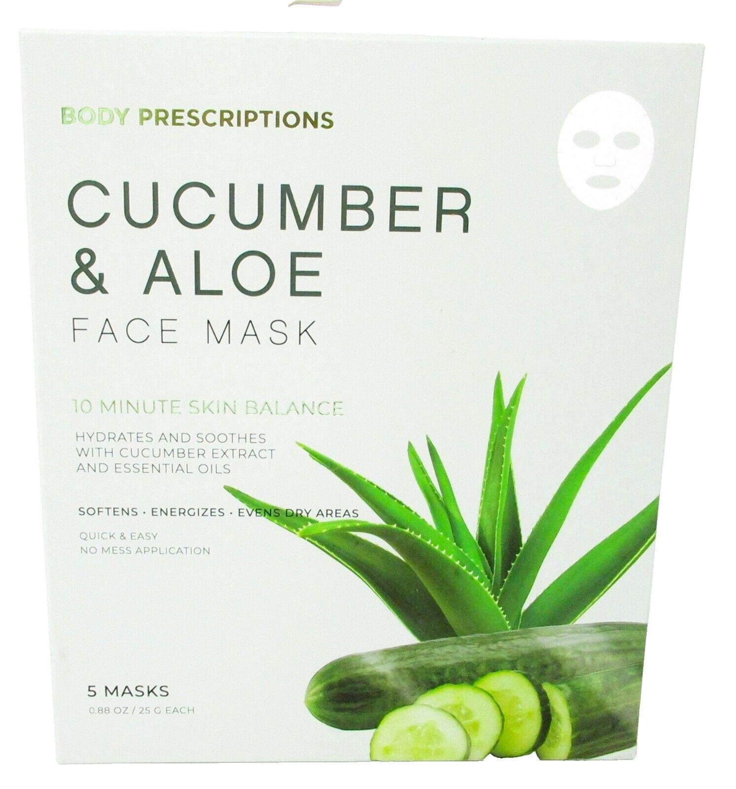 Cucumber And Aloe Face Mask