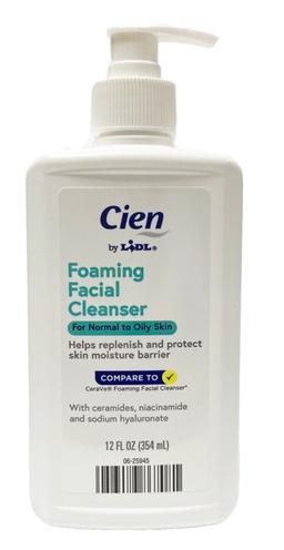Foaming facial cleanser