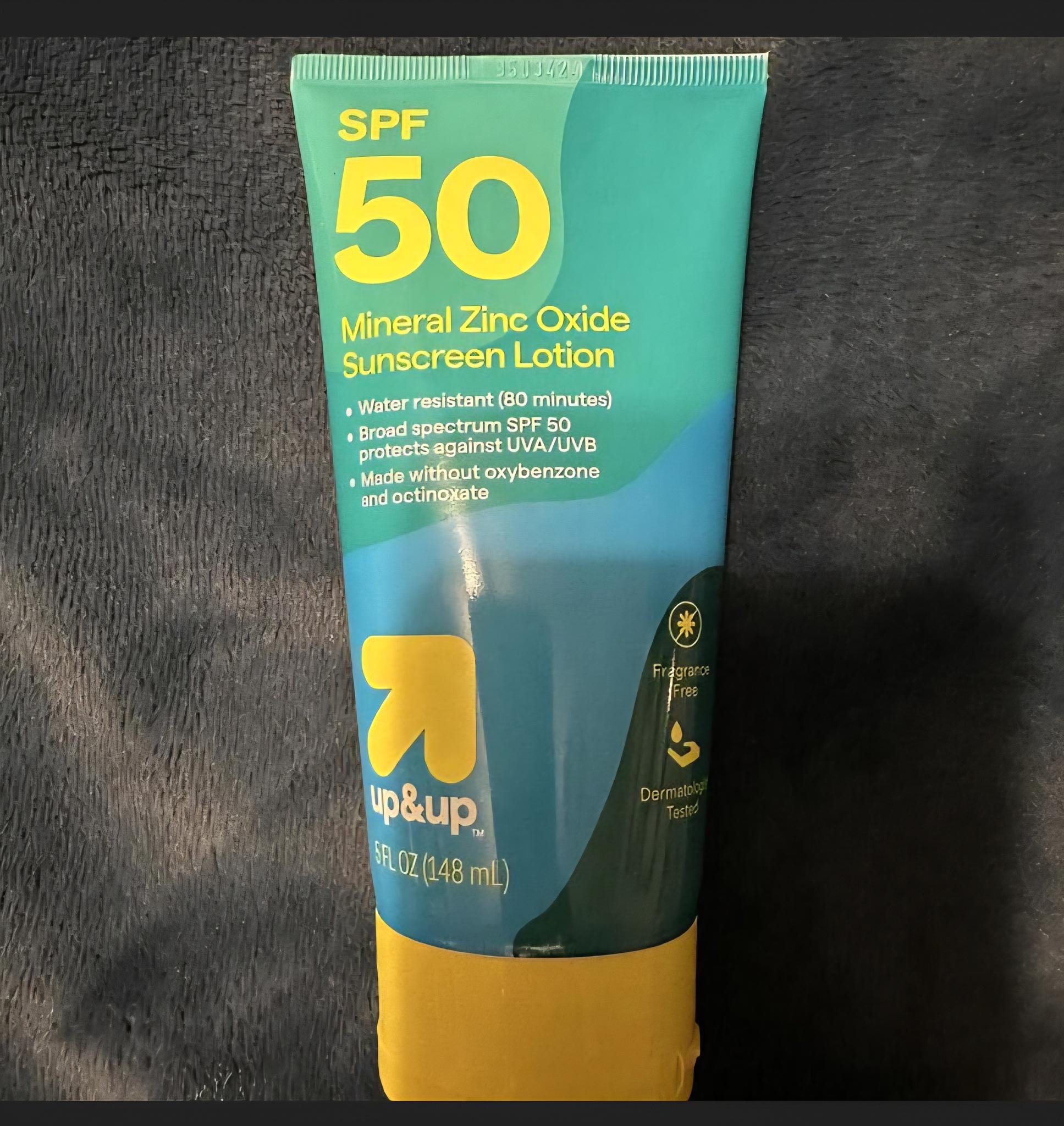 Mineral Zinc Oxide Sunscreen Lotion SPF 50