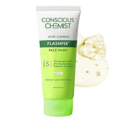 Oil Control & Acne Clearing Exfoliating Face Wash | AHA, BHA & Cica Extract