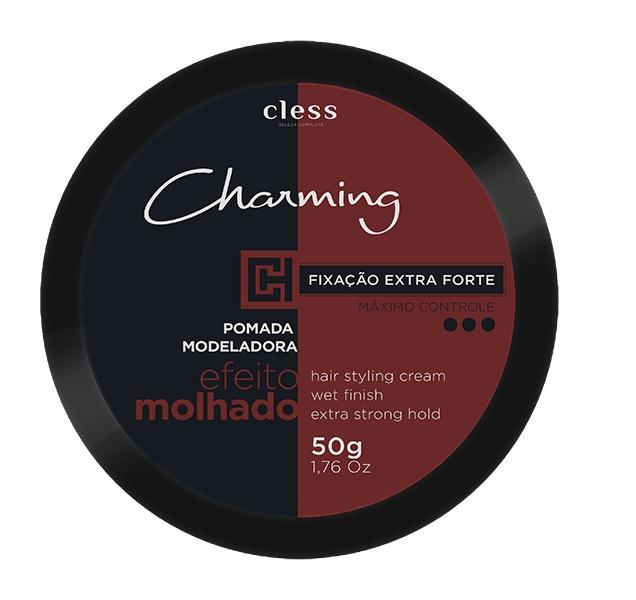 Charming Pomada Modeladora Extra Forte Efeito Molhado