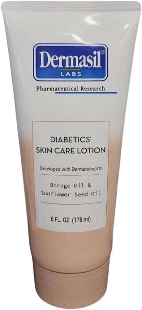 Diabetics' Skin Care Body Lotion, Deep Hydrating Formula With Borage Oil And Sunflower Seed Oil, Soothes Dry Sensitive Skin