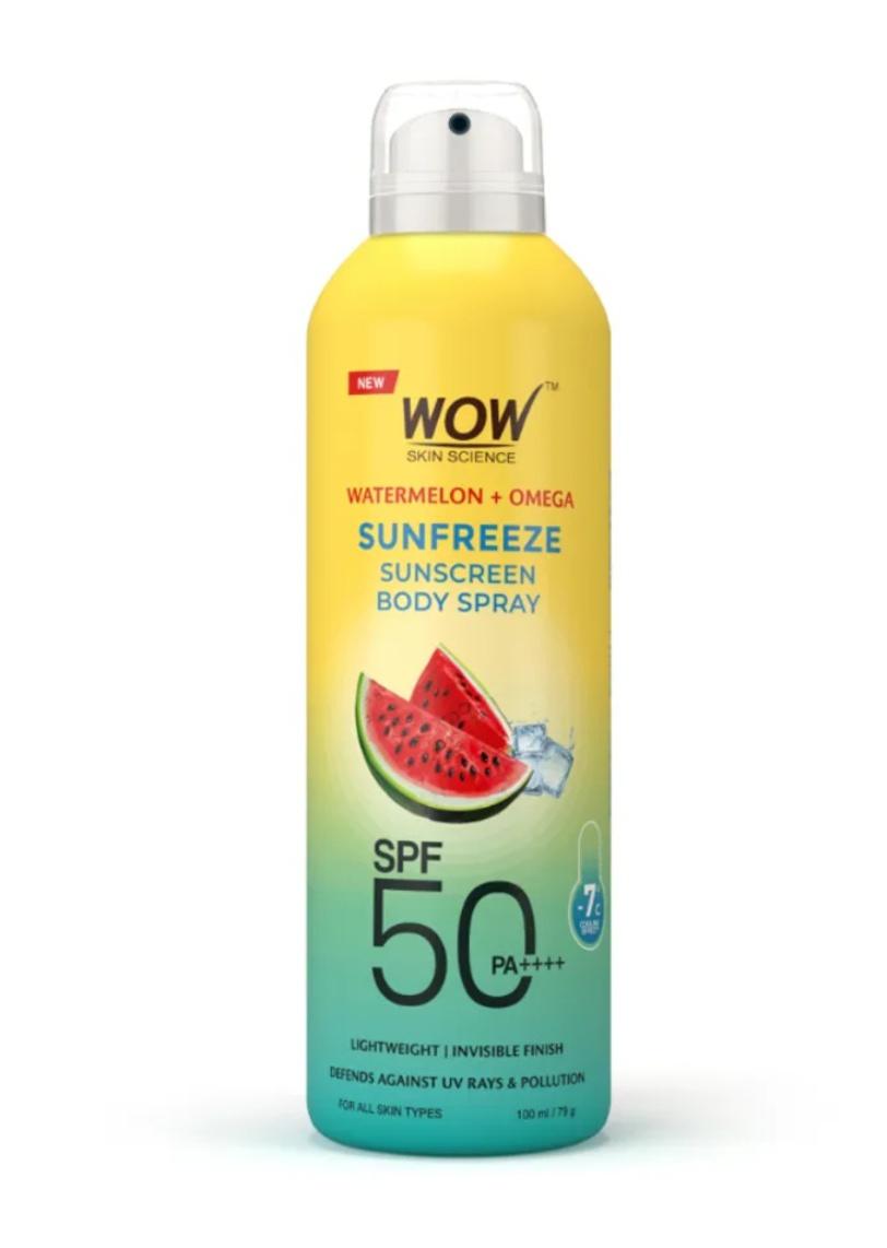 Wow sunscreen spray