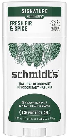 Aluminum Free Natural Deodorant For Women And Men, Fresh Fir & Spice