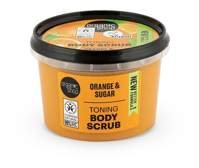 Toning Body Scrub Orange And Sugar