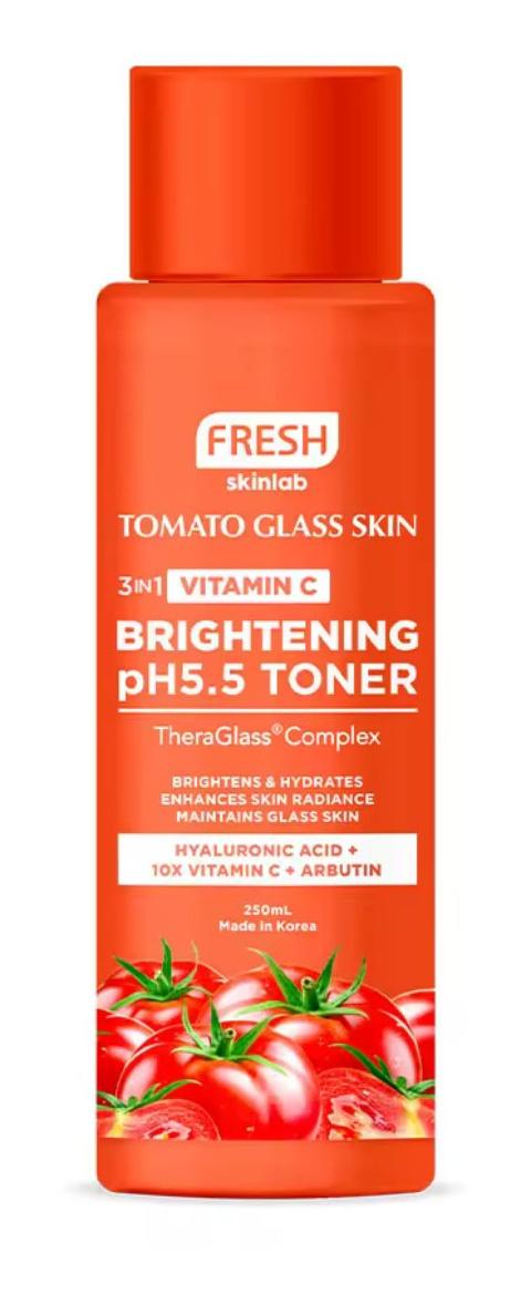 Fresh Skinlab Tomato Glass Skin 3 In 1 Vitamin C Brightening pH 5.5 Toner