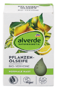 Alverde vegetable oil soap organic verveine