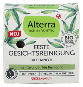 Alterra Solid Facial Cleanser Organic Hemp Oil